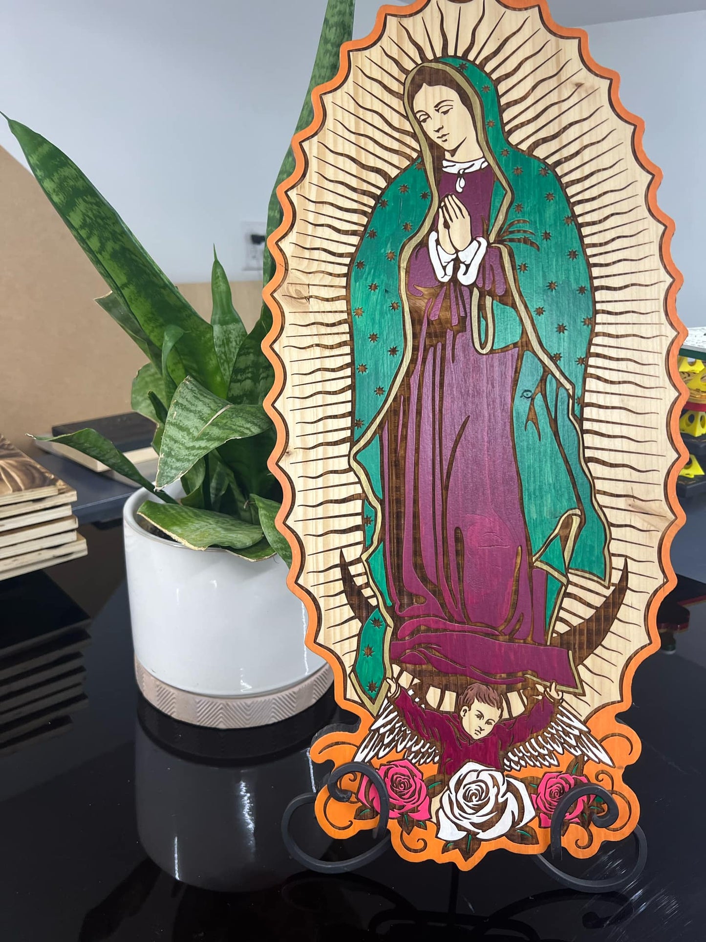 La Virgin De Guadalupe- Laser Engraved!