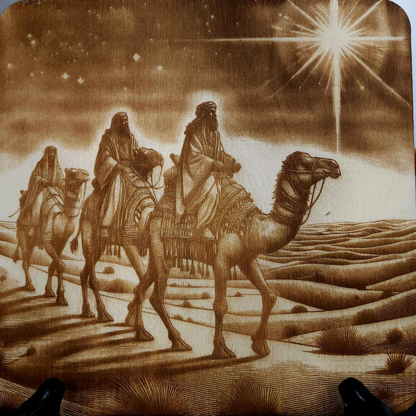 3 Wise Men- Laser engraved