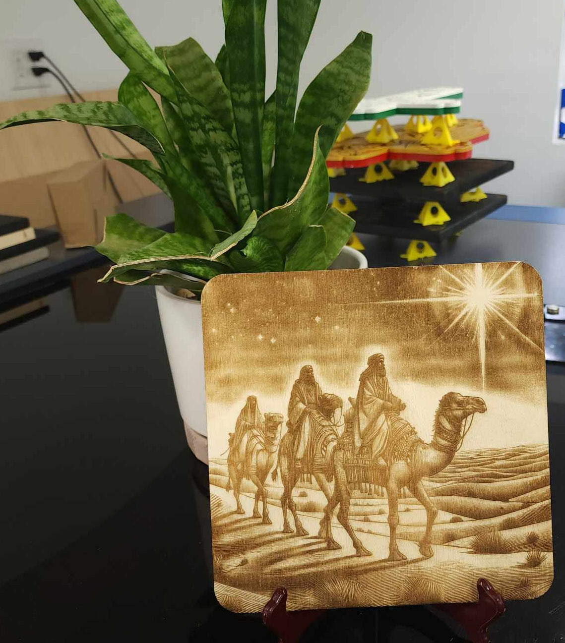 3 Wise Men- Laser engraved