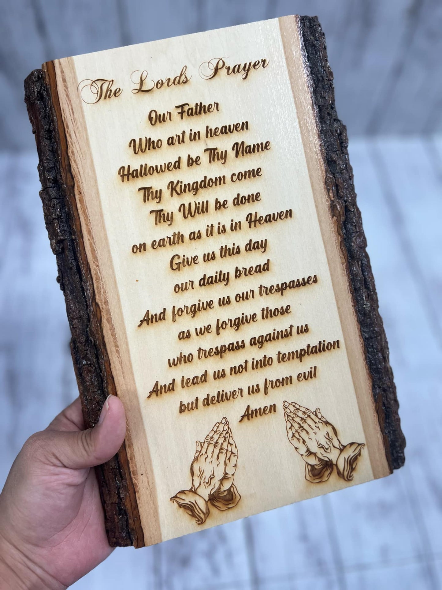 Live Edge: Isaiah 41:10 Or "The Lord's Prayer" (English or Spanish available)