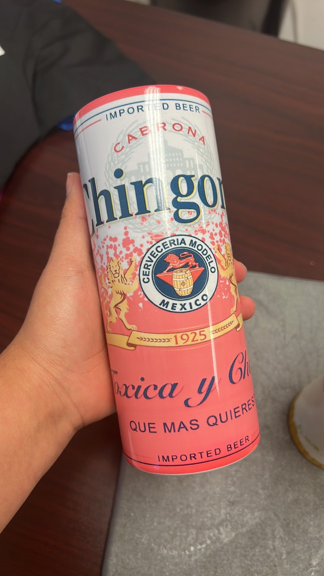 Chingoa toxica y Chula tumbler