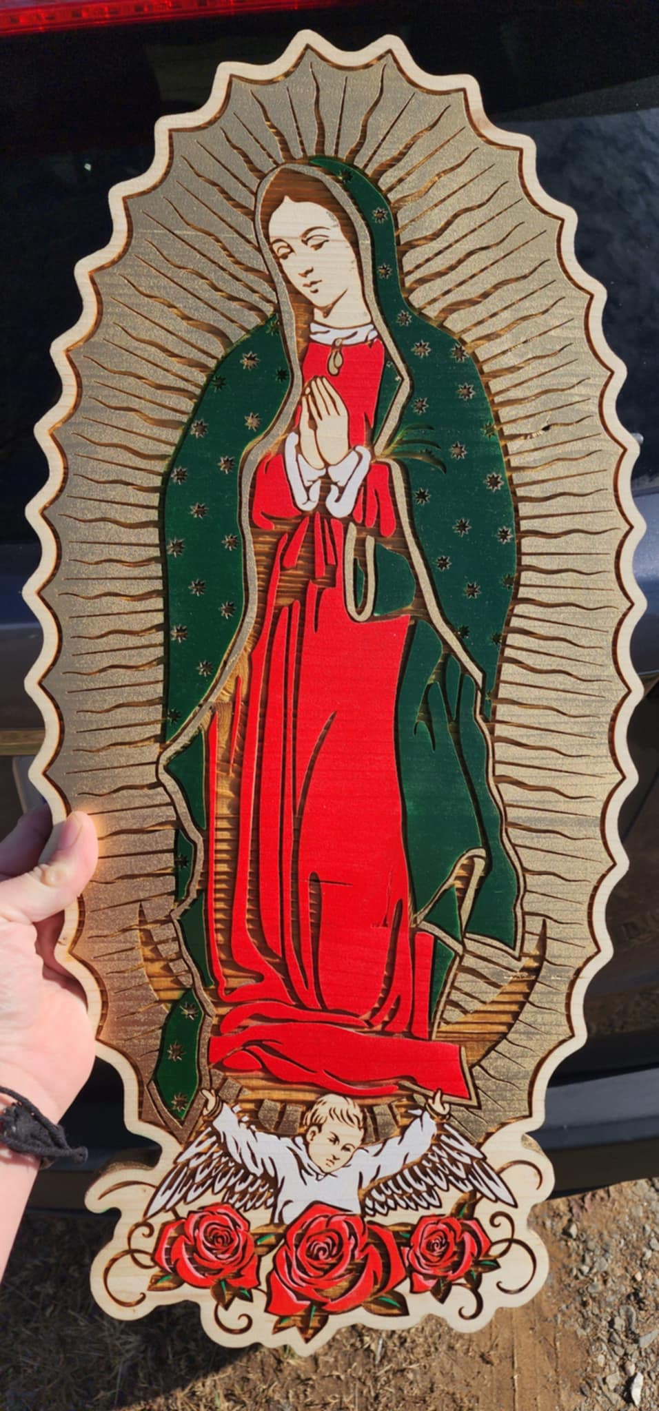 La Virgin De Guadalupe- Laser Engraved!