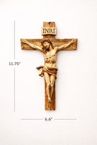 Wooden Jesus Crucifix Wall Cross