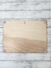 Jesus Calms the Storm – Engraved Christian Wood Art