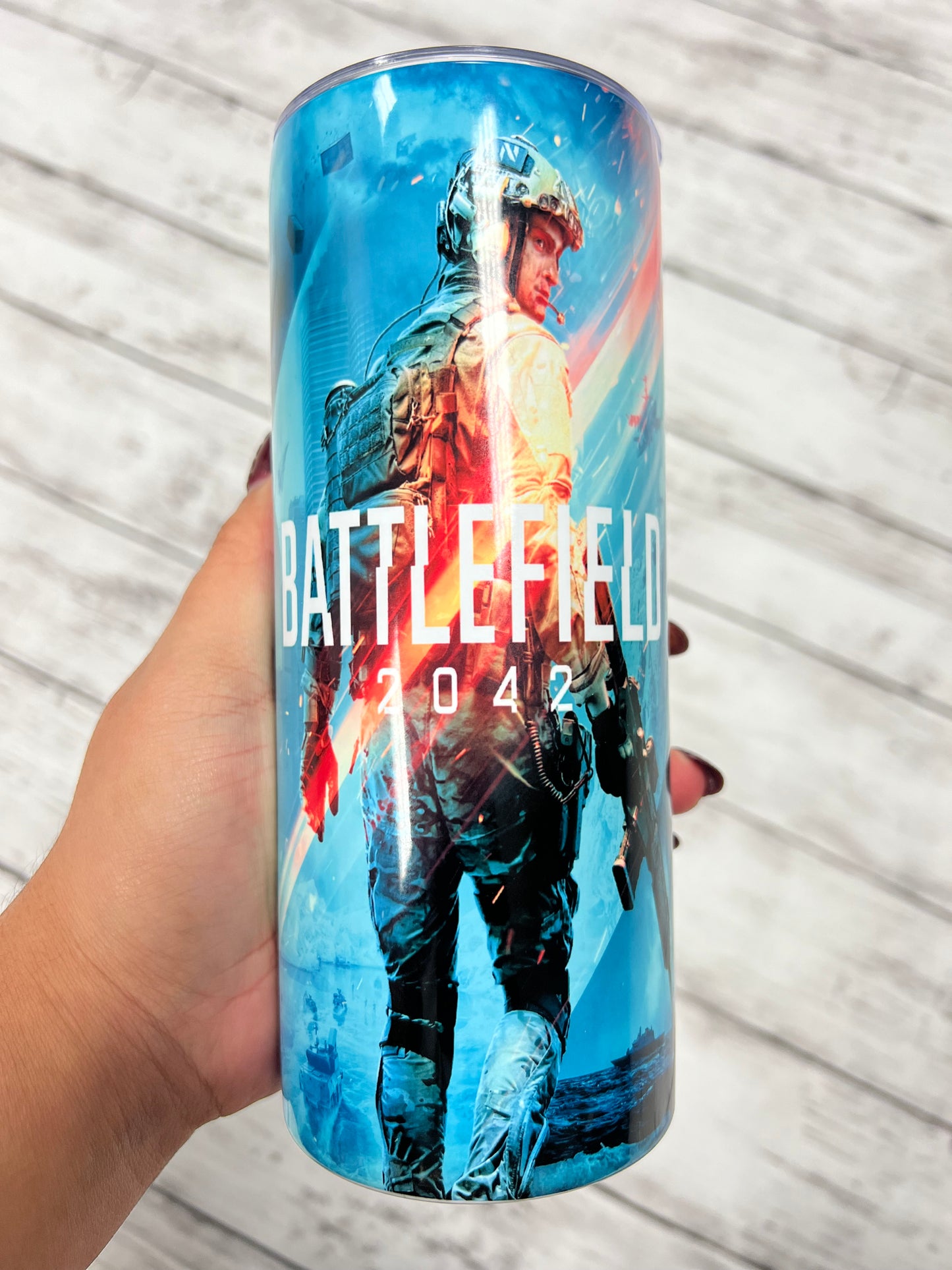 Battlefield tumbler