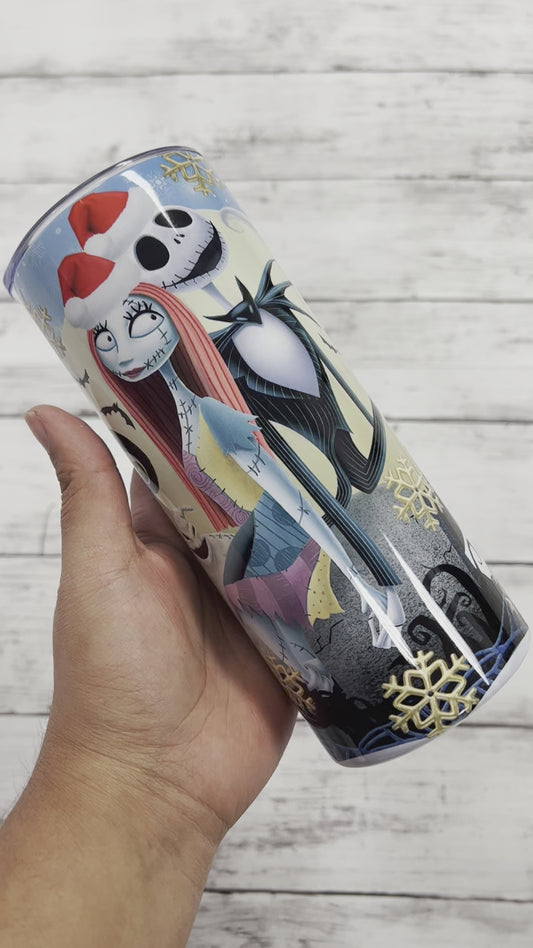 Nightmare before Christmas tumbler